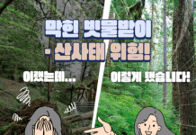 막힌 빗물받이·산사태 위험 “이랬는데 요래 됐습니다”