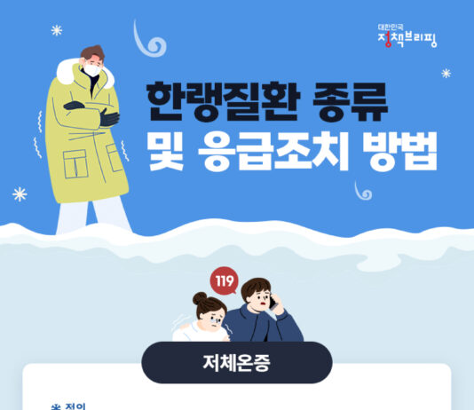 겨울철 한파 주의…질환별 응급조치 방법