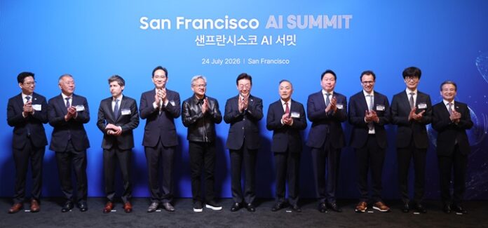 이재명 대통령 '한·미 AI 수장들과 함께'